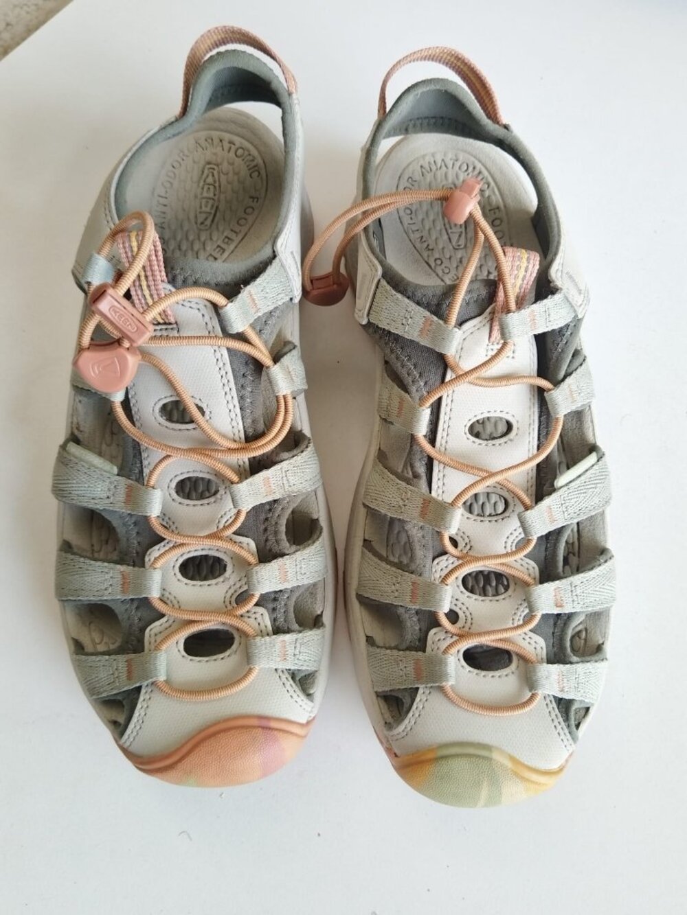 KEEN Venice H2 Women's Water Sandals Multi-Color Soles Size 9.5 US 1024720